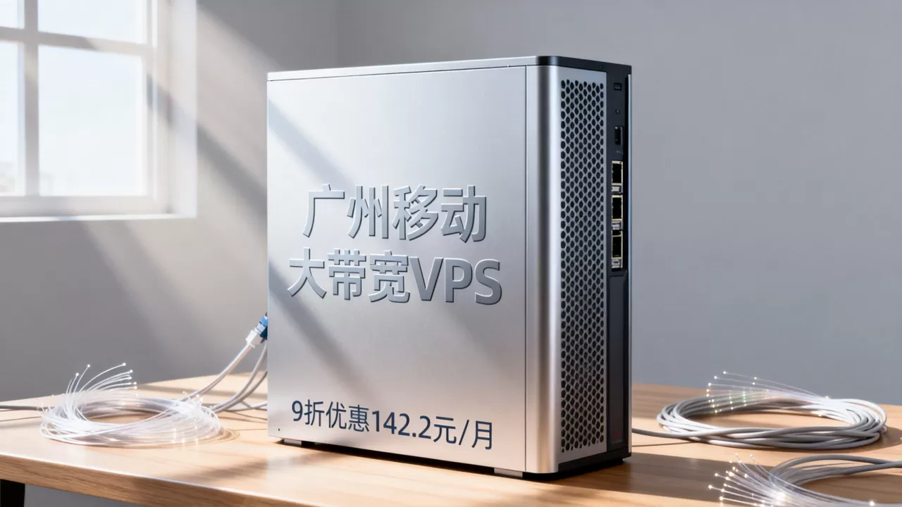 广州移动大带宽VPS值得买吗？9折优惠142.2元/月