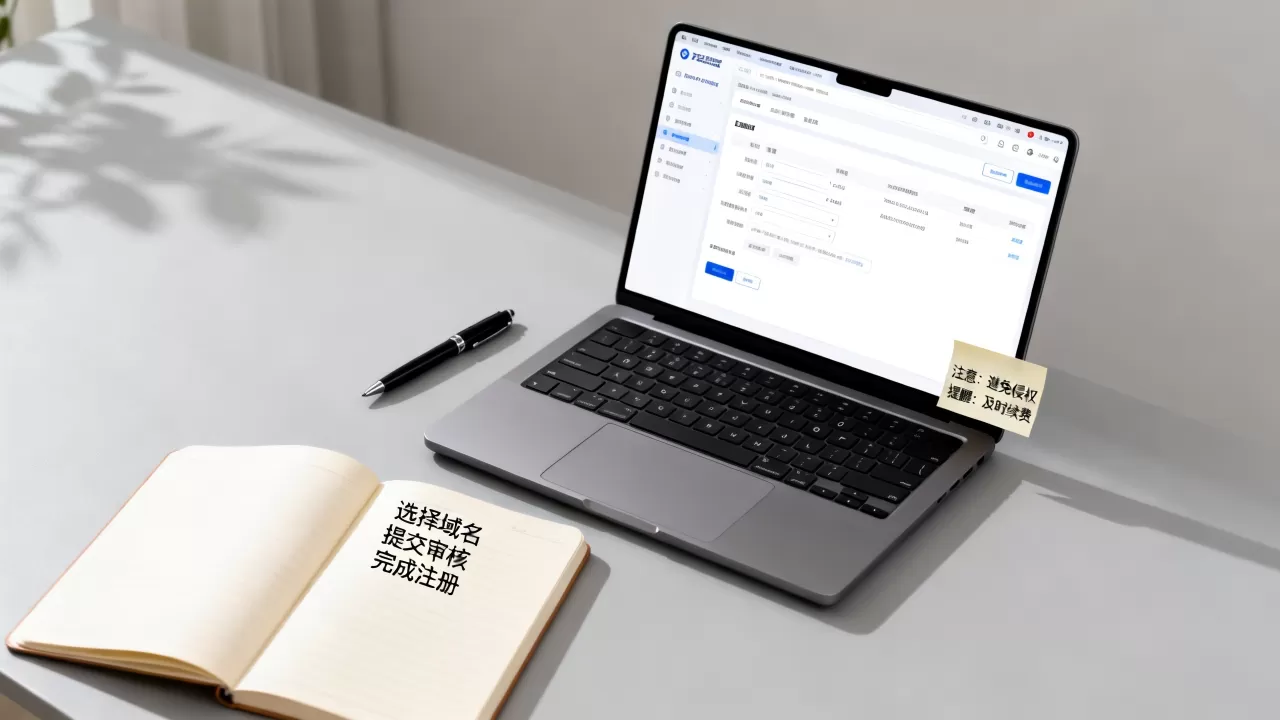公司网站域名怎么申请？域名注册流程及注意事项
