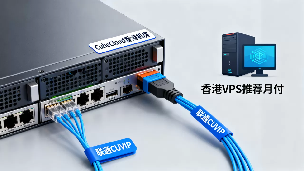 CubeCloud香港机房联通CUVIP线路怎么样？香港VPS推荐月付