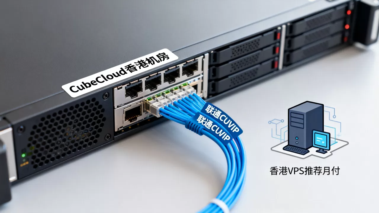 CubeCloud香港机房联通CUVIP线路怎么样？香港VPS推荐月付