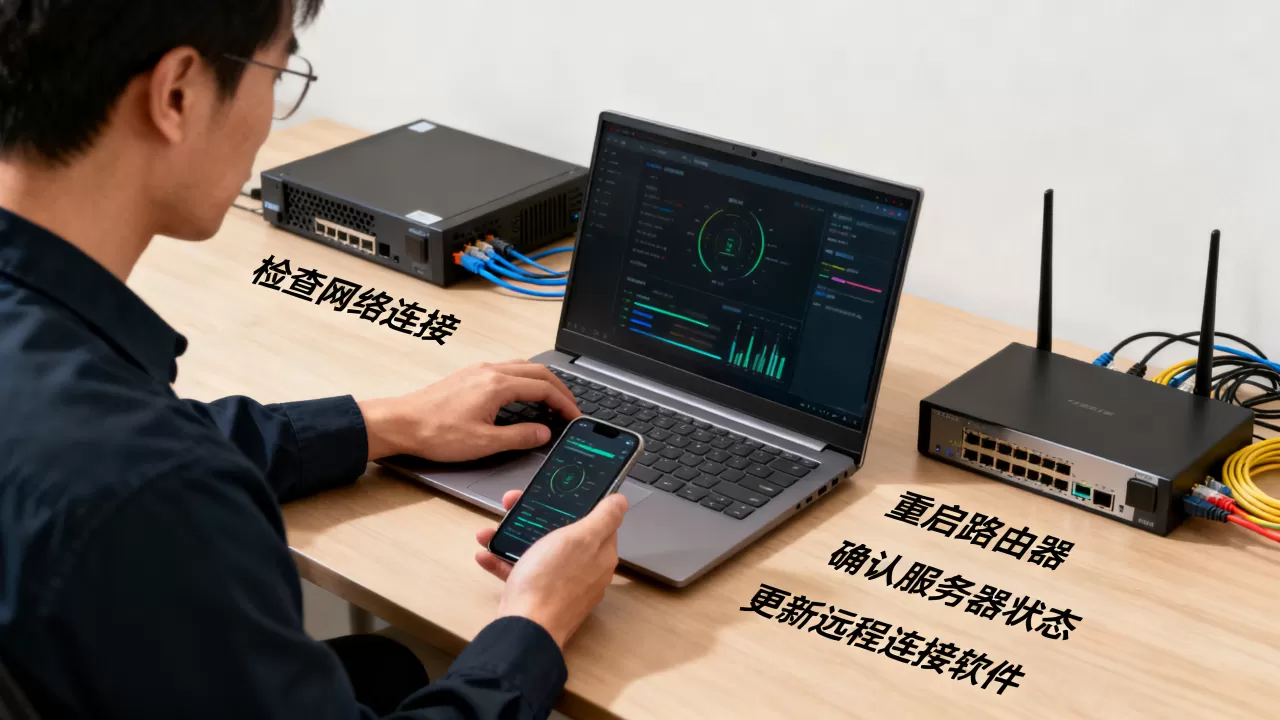 公司服务器登录不上怎么办，服务器远程连接失败解决方法