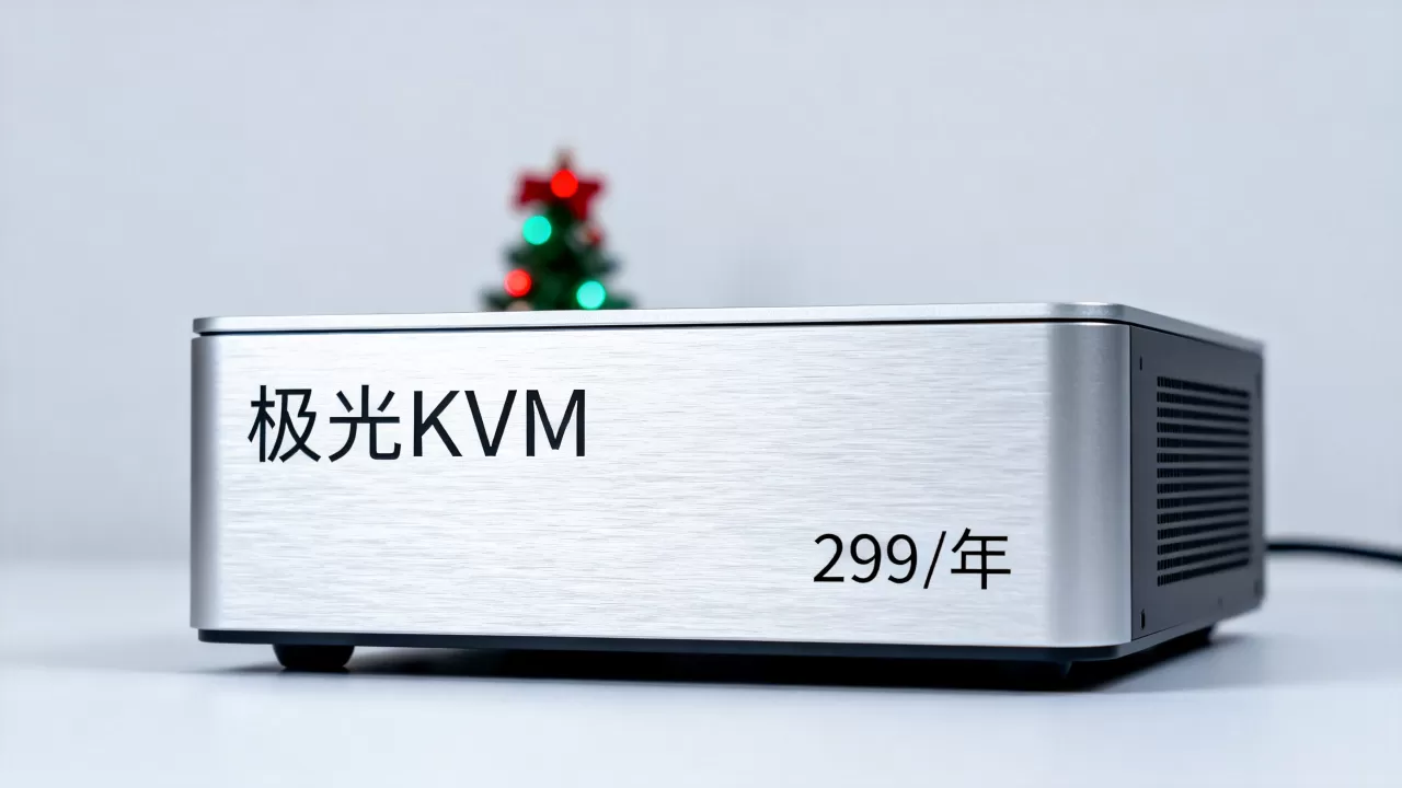 极光KVM圣诞特惠299/年值得入手吗？美西CN2 GIA服务器推荐