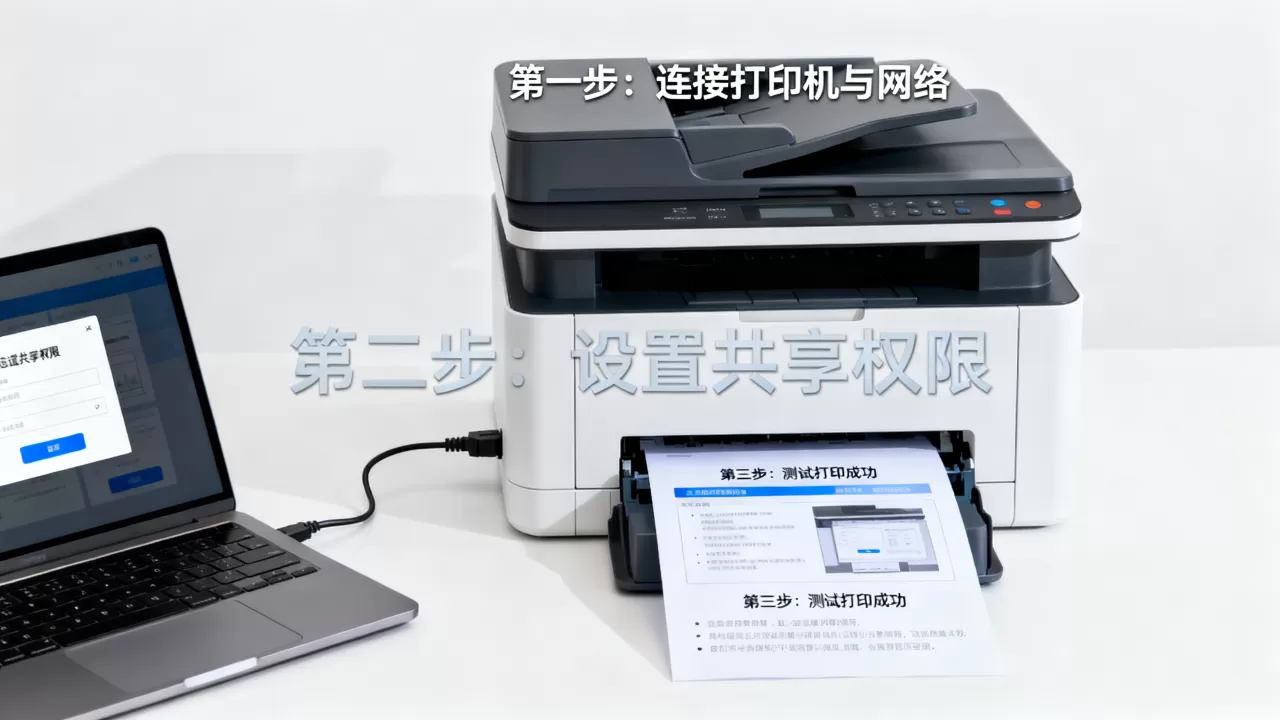 公司如何安装网络打印机？打印机共享设置教程