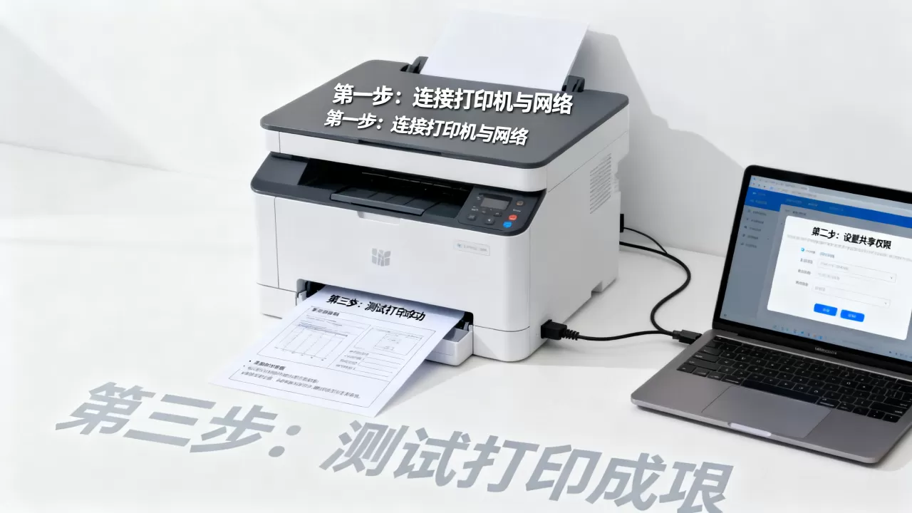 公司如何安装网络打印机？打印机共享设置教程