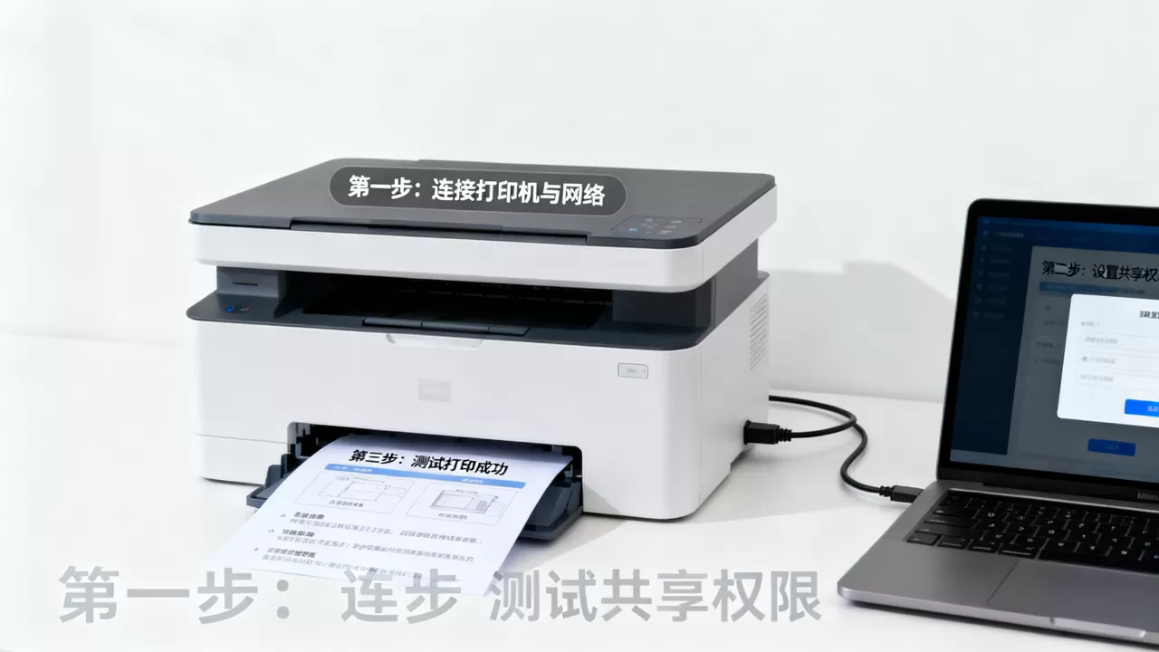 公司如何安装网络打印机？打印机共享设置教程