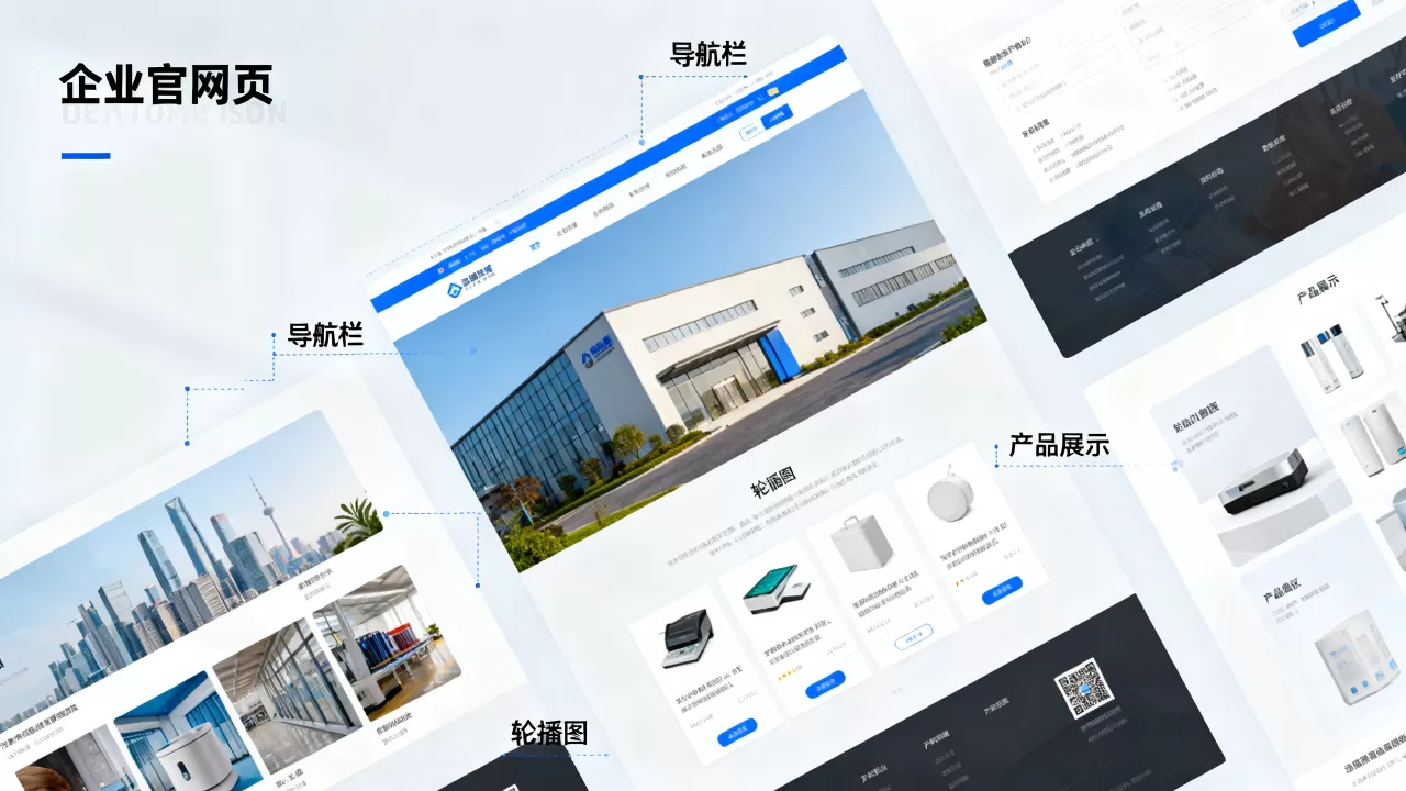 公司网站主页怎么排版好看？企业官网首页布局优化技巧