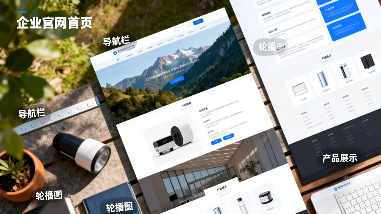 公司网站主页怎么排版好看？企业官网首页布局优化技巧