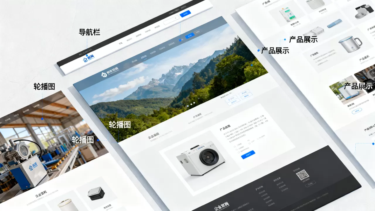 公司网站主页怎么排版好看？企业官网首页布局优化技巧