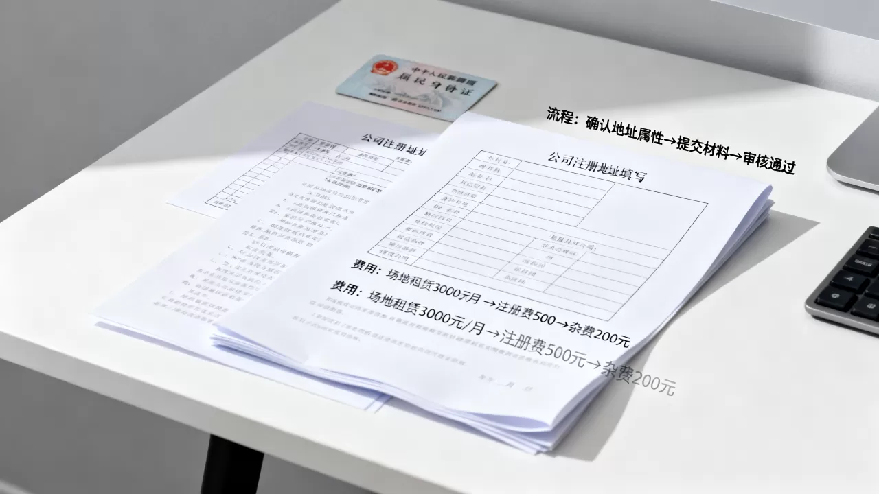 公司注册地址怎么填？公司注册地址流程及费用