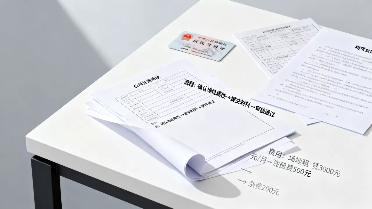 公司注册地址怎么填？公司注册地址流程及费用
