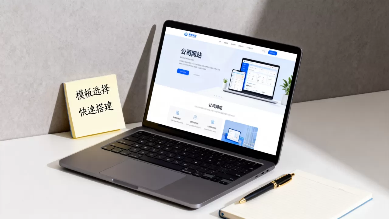 公司网站模板实现难吗？如何快速搭建企业官网