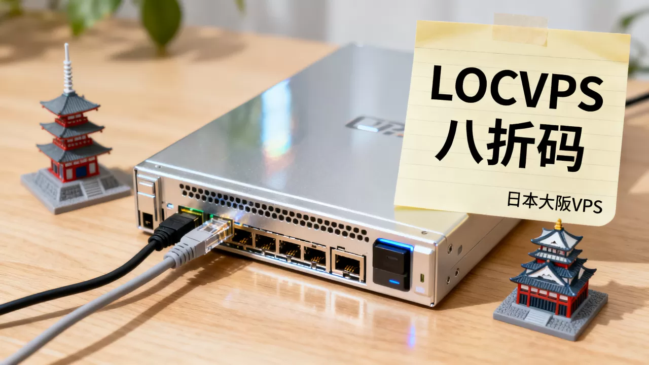 LOCVPS八折码真的能用吗？日本大阪VPS便宜推荐