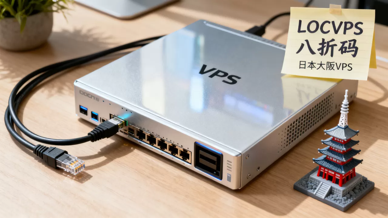LOCVPS八折码真的能用吗？日本大阪VPS便宜推荐