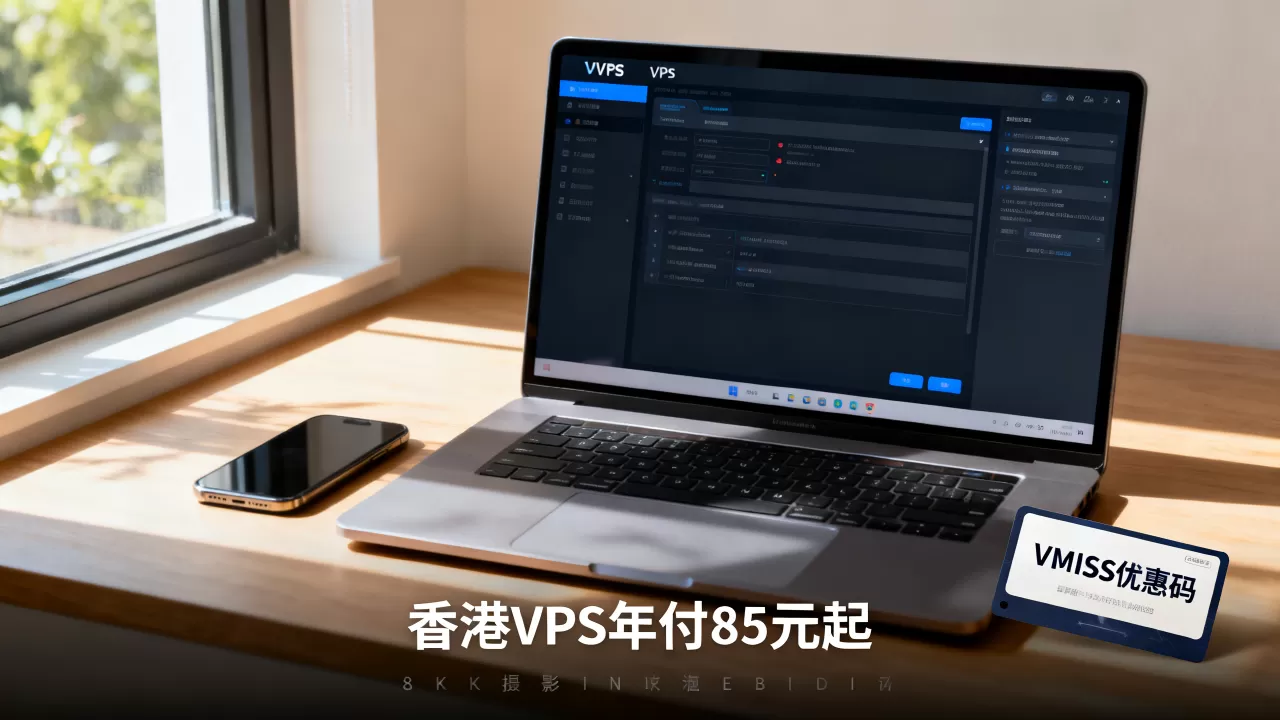 VMISS优惠码怎么用？香港VPS年付85元起