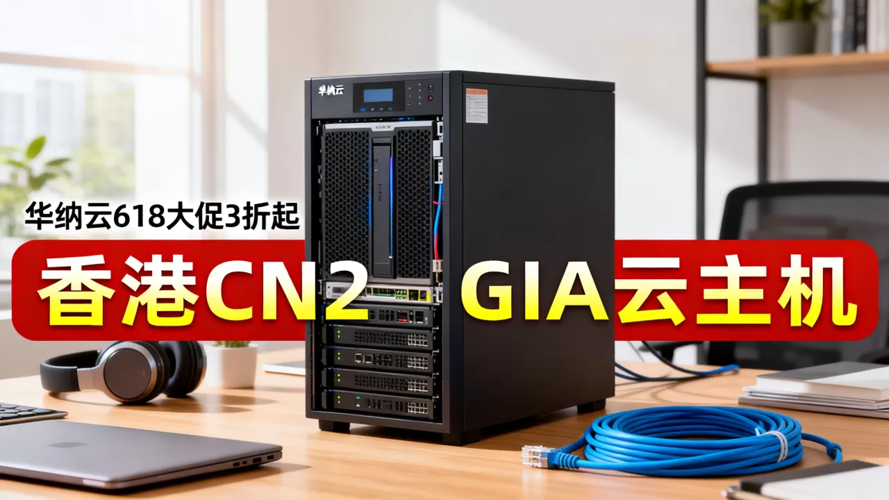 华纳云618大促3折起值得买吗？香港CN2 GIA云主机哪家好