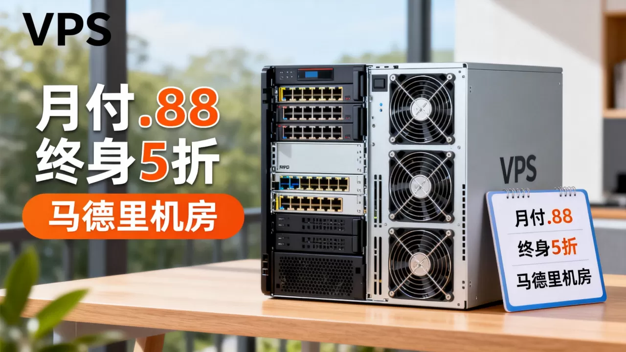 ProfitServer西班牙VPS终身5折值得买吗？马德里机房月付.88起配置如何