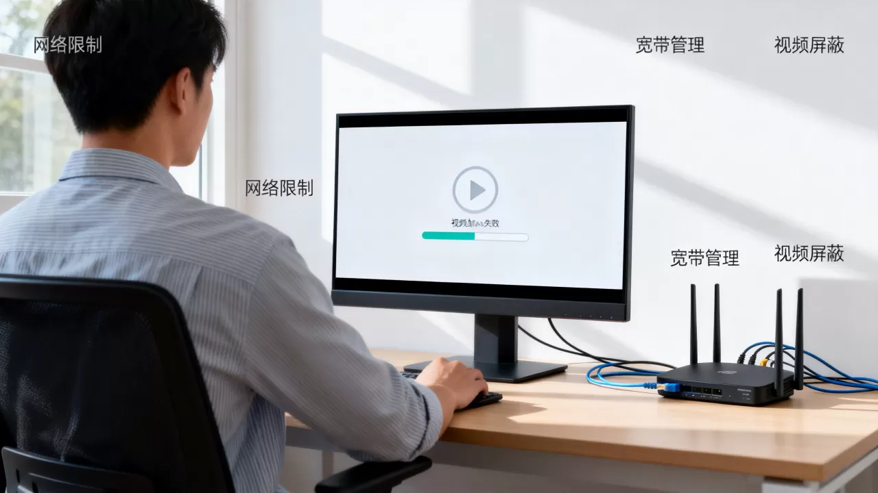 公司网络为何不能看视频？公司宽带限制看视频怎么办