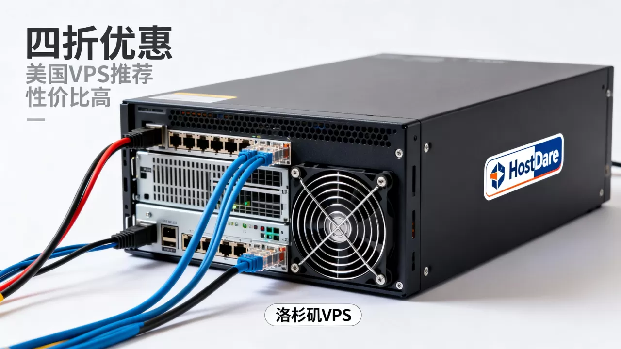 HostDare洛杉矶VPS四折优惠是真的吗？美国VPS推荐性价比高