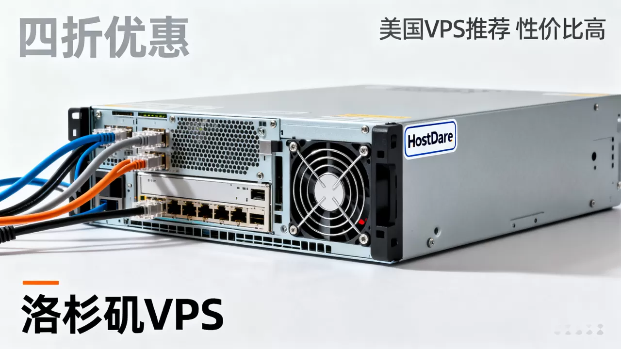 HostDare洛杉矶VPS四折优惠是真的吗？美国VPS推荐性价比高