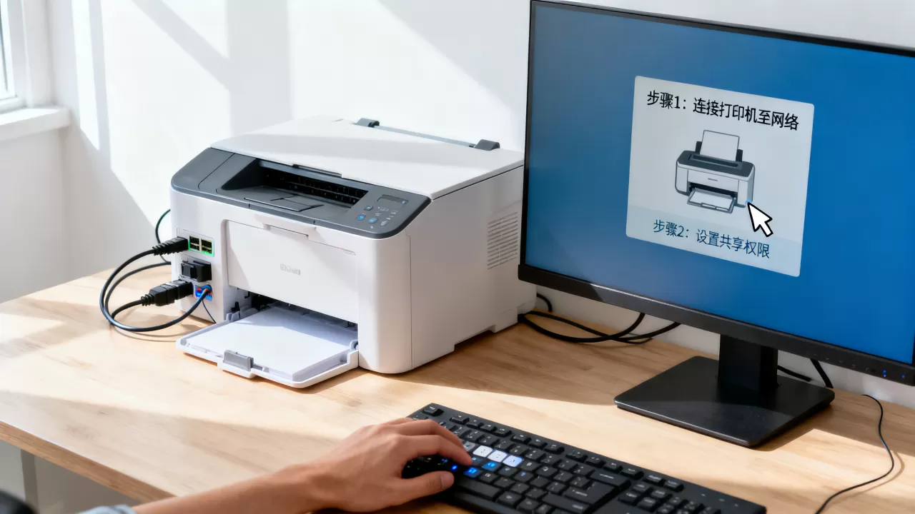 公司如何安装网络打印机？共享打印机设置教程