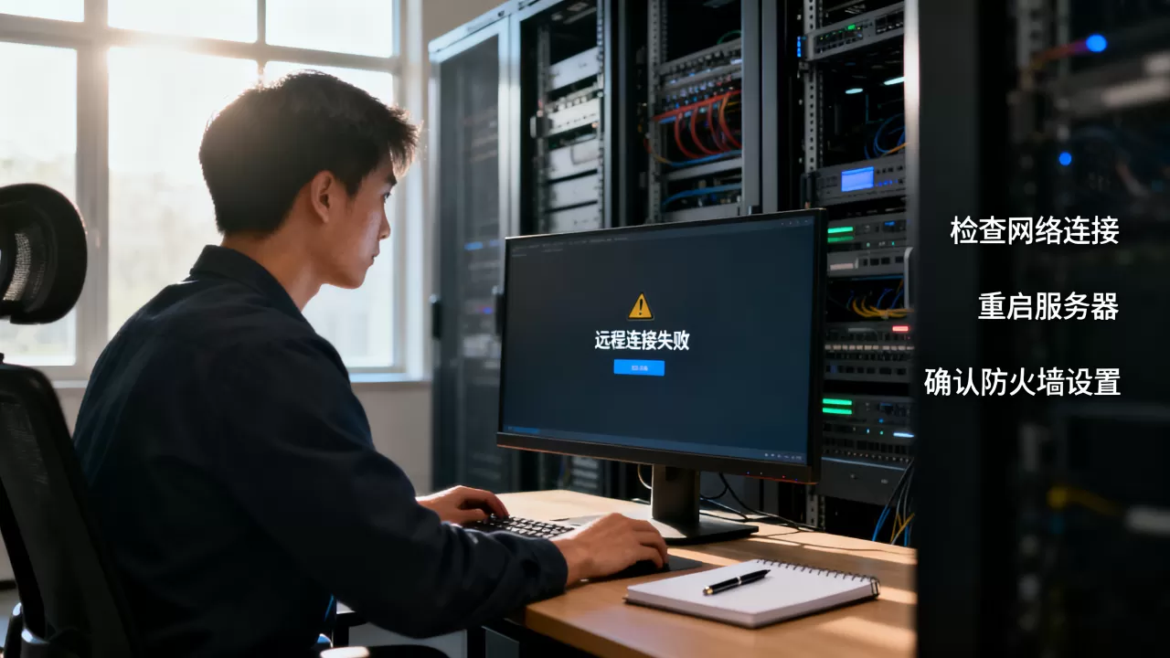 公司服务器登录不上怎么办？服务器远程连接失败的解决方法