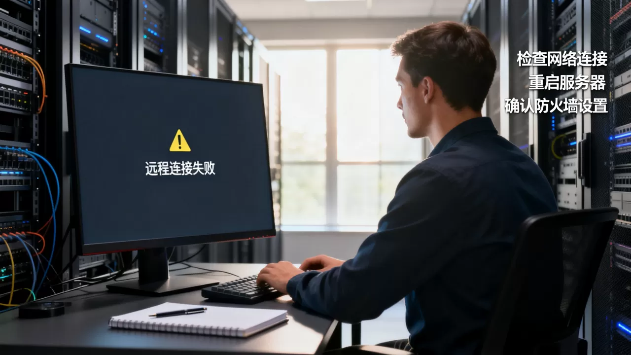 公司服务器登录不上怎么办？服务器远程连接失败的解决方法