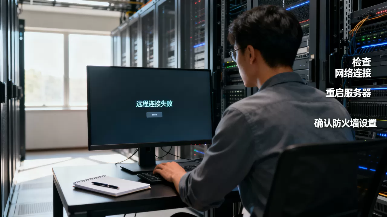 公司服务器登录不上怎么办？服务器远程连接失败的解决方法