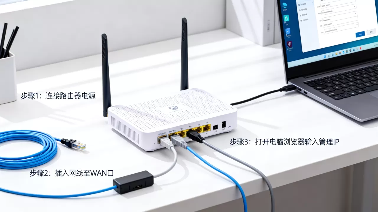 公司网络怎么接路由器怎么设置？路由器设置教程