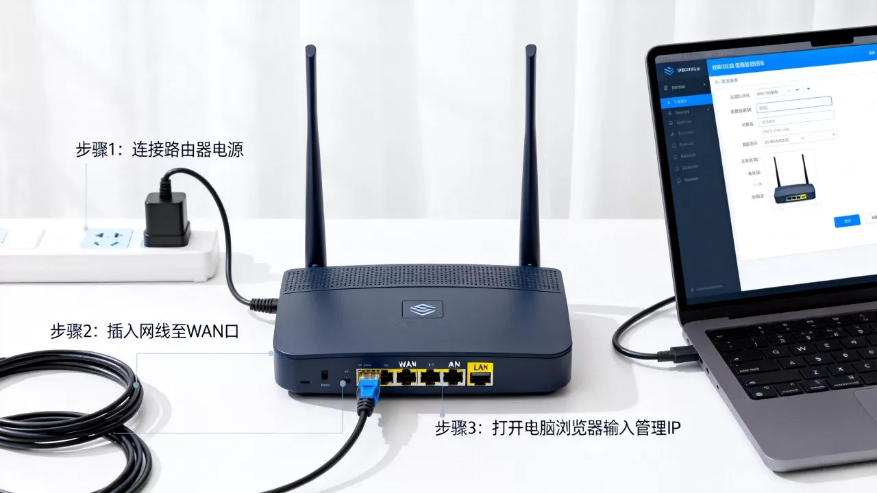 公司网络怎么接路由器怎么设置？路由器设置教程