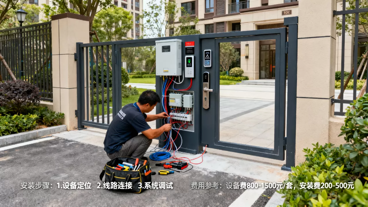 公安住宅小区智能门禁系统怎么装？小区门禁系统安装费用