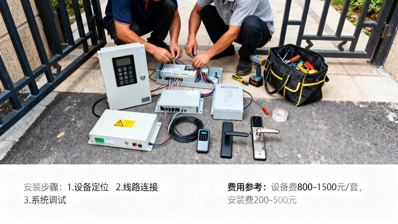 公安住宅小区智能门禁系统怎么装？小区门禁系统安装费用