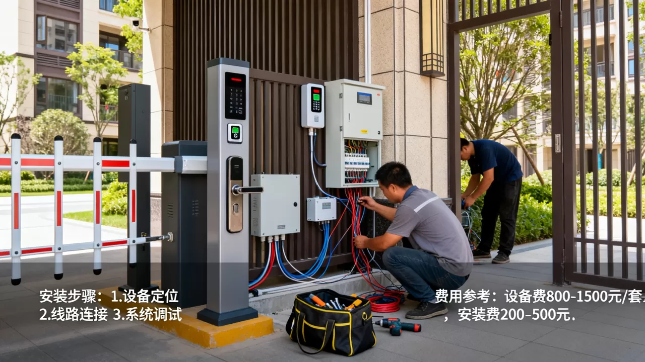 公安住宅小区智能门禁系统怎么装？小区门禁系统安装费用