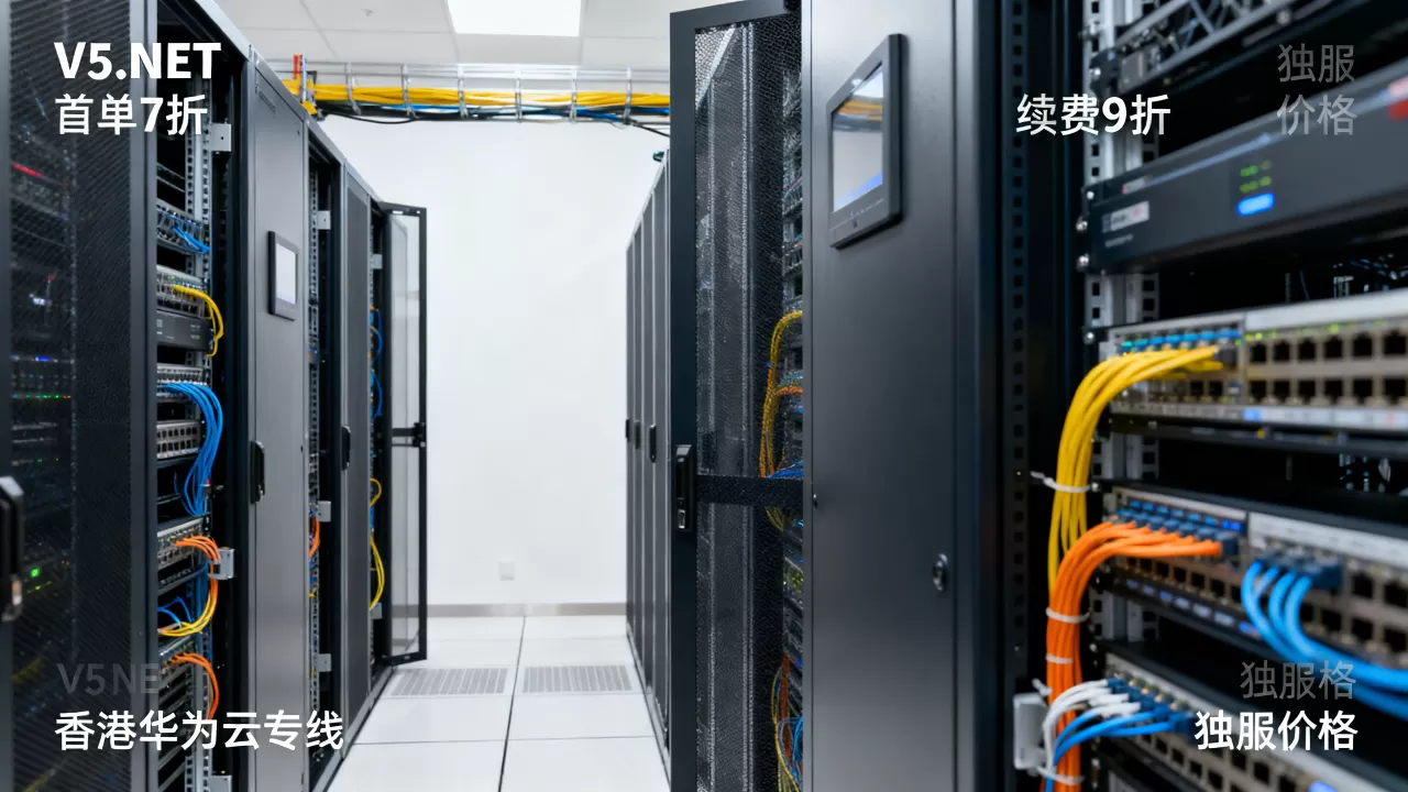 V5.NET首单7折续费9折是真的吗？香港华为云专线独服价格