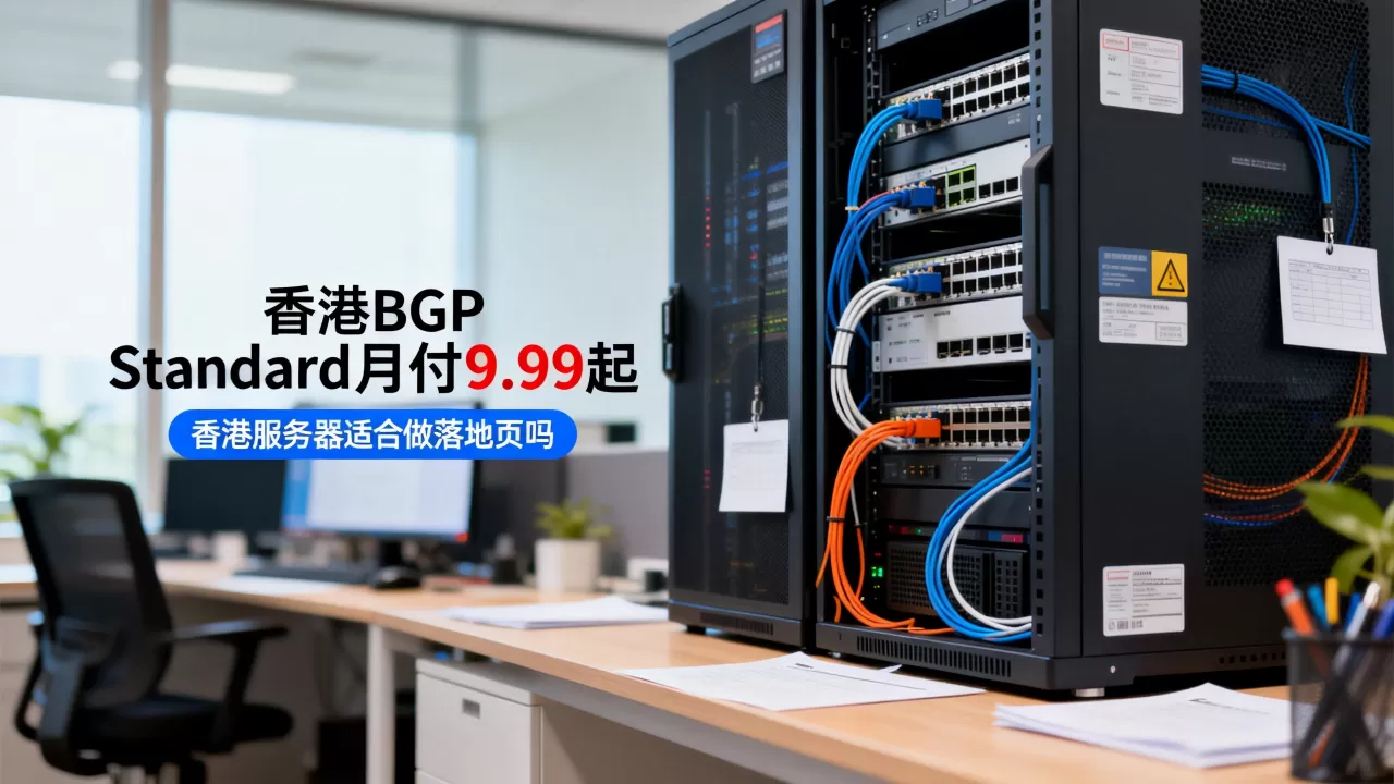 香港BGP Standard月付9.99起好用吗？香港服务器适合做落地页吗