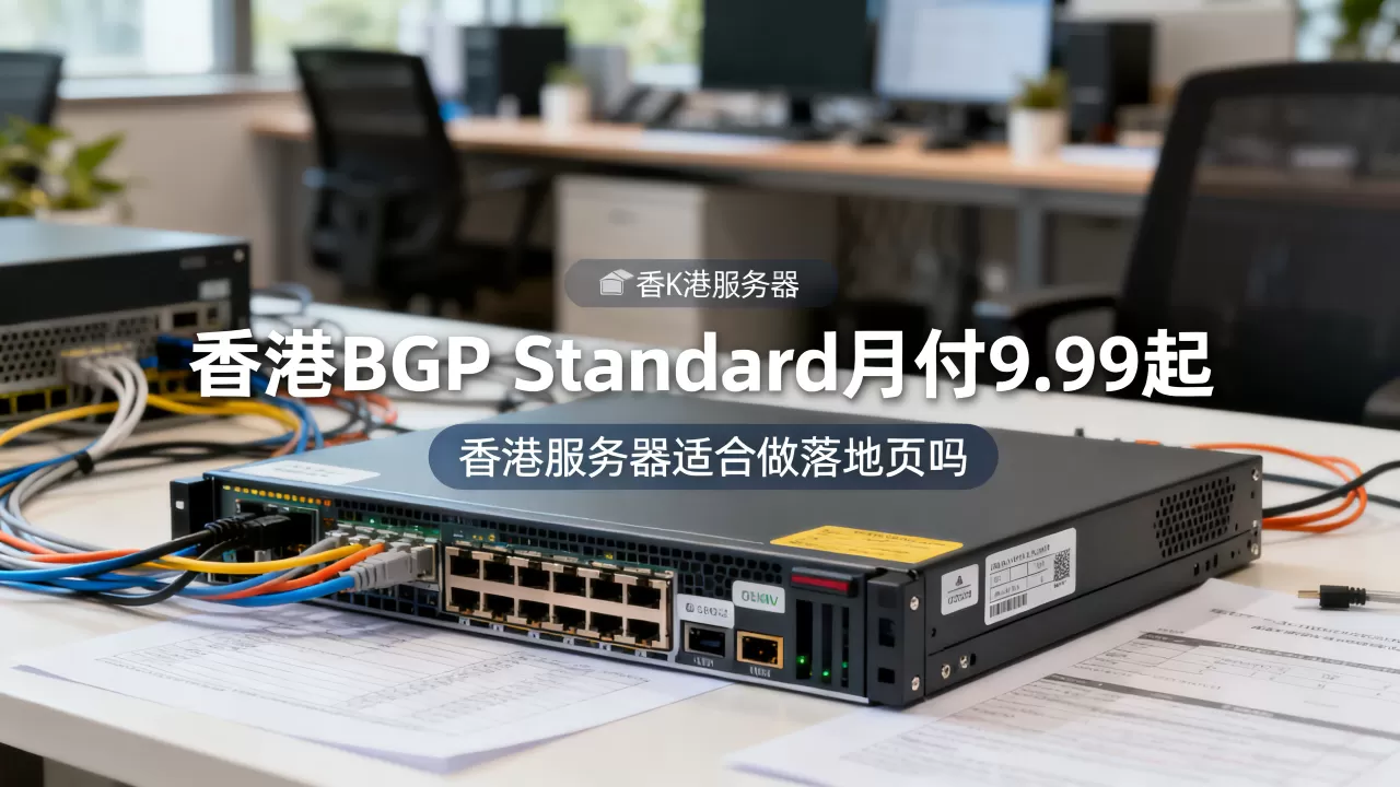 香港BGP Standard月付9.99起好用吗？香港服务器适合做落地页吗