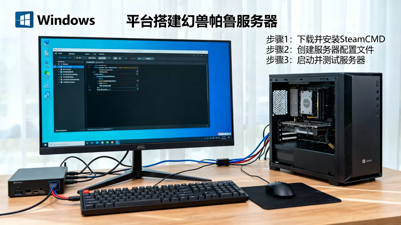 如何搭建幻兽帕鲁服务器？Windows平台详细教程