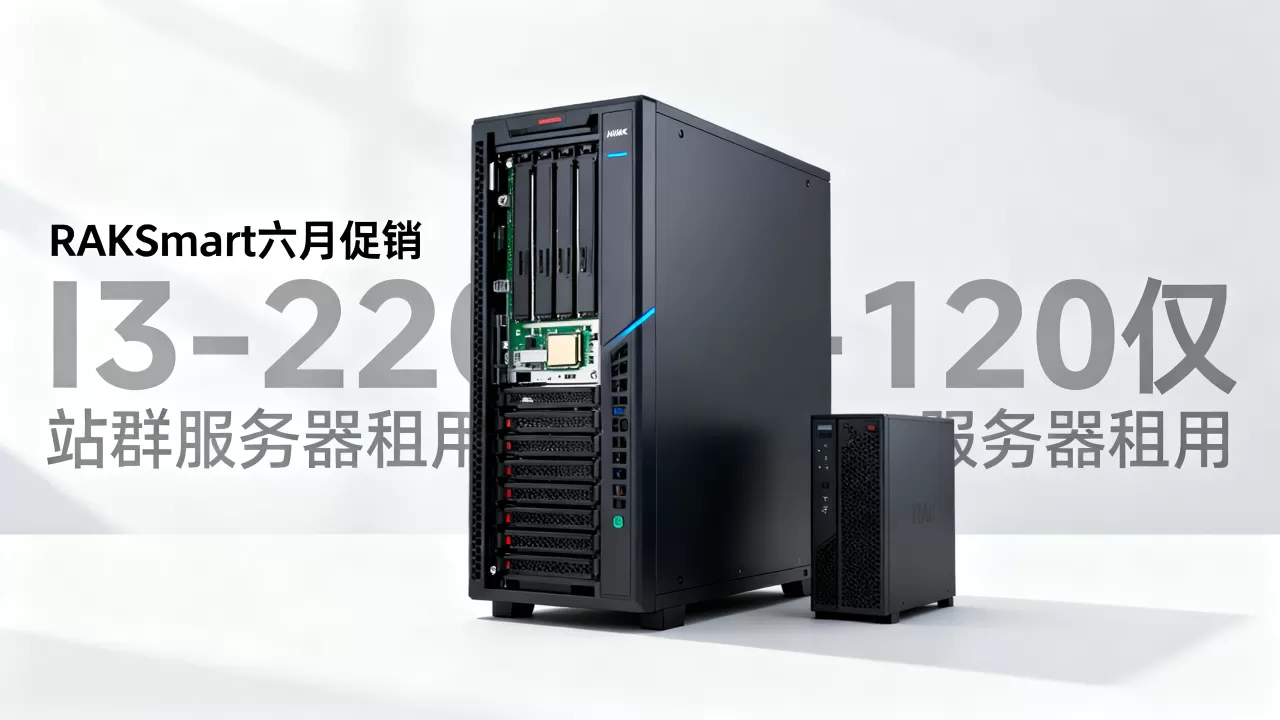 RAKsmart六月促销I3-2120仅，RAKsmart站群服务器租用多少钱