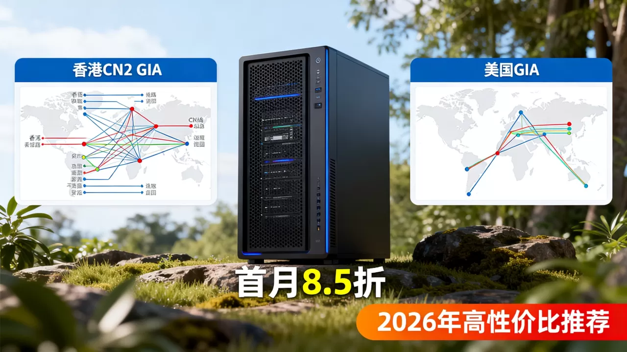 香港CN2 GIA美国GIA线路首月8.5折值得买吗，2026年高性价比云服务器推荐
