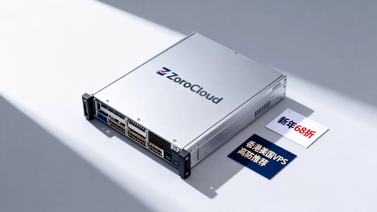 ZoroCloud新年68折值得入手吗？香港美国VPS高防推荐