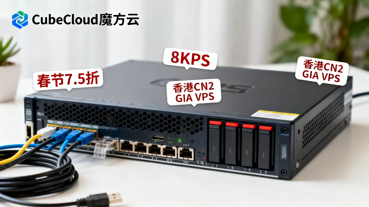 CubeCloud魔方云VPS春节7.5折是真的吗？香港CN2 GIA VPS推荐