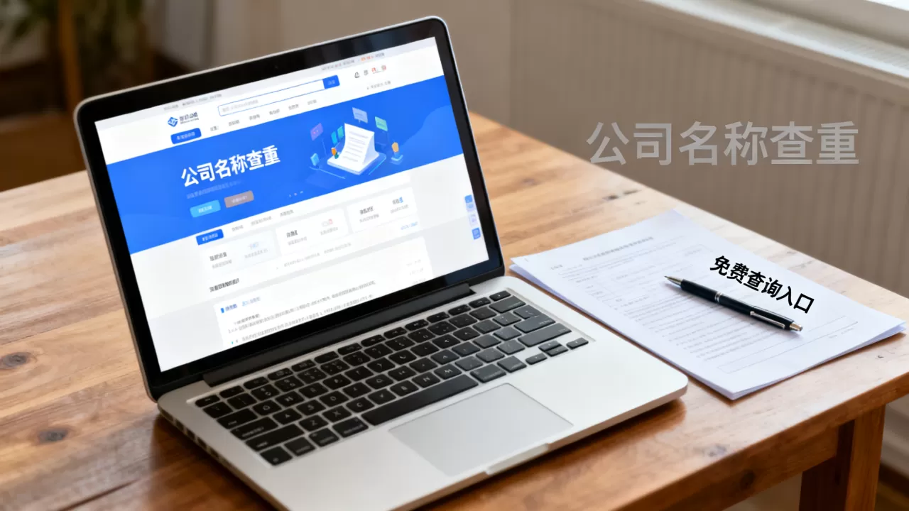 公司注册名字重复怎么查？公司起名查重免费查询入口