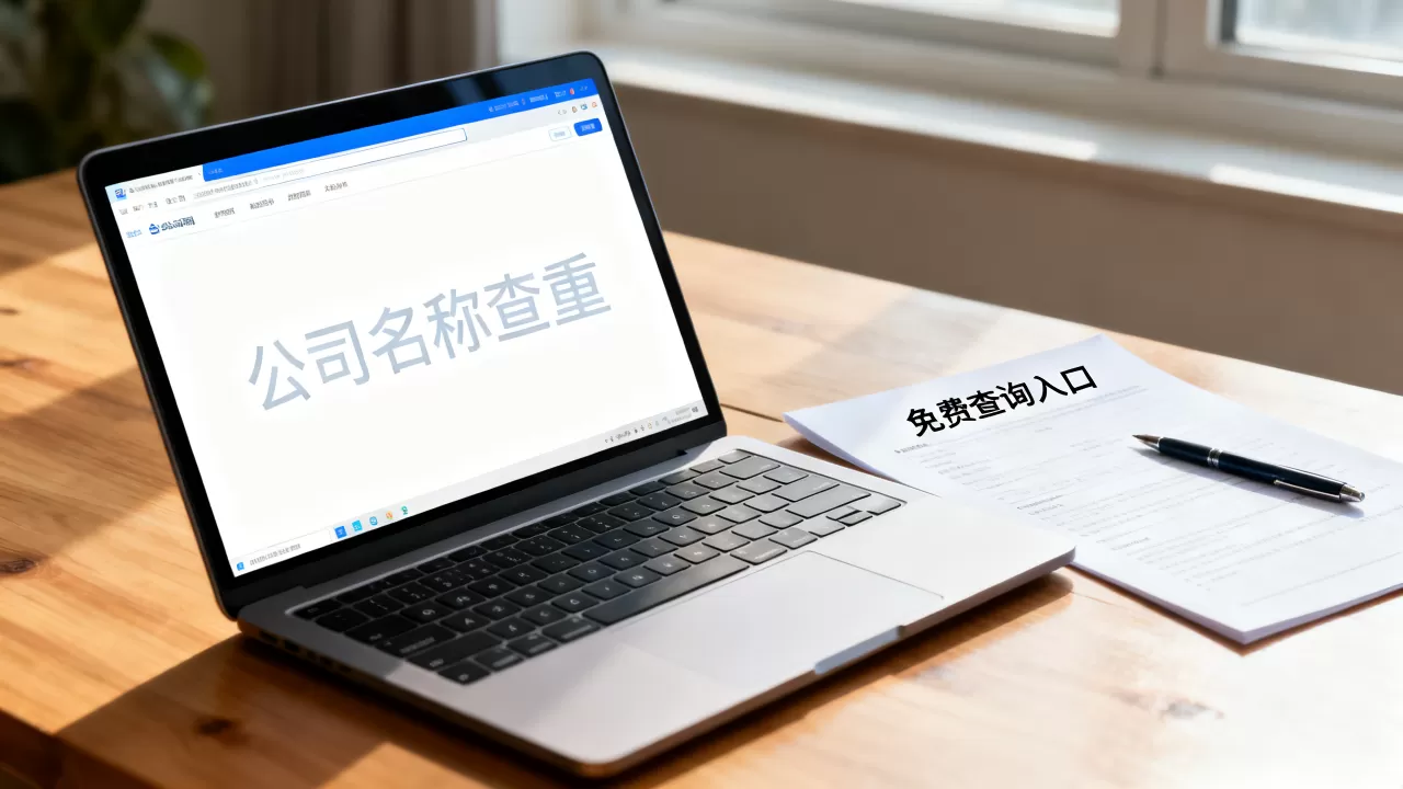 公司注册名字重复怎么查？公司起名查重免费查询入口