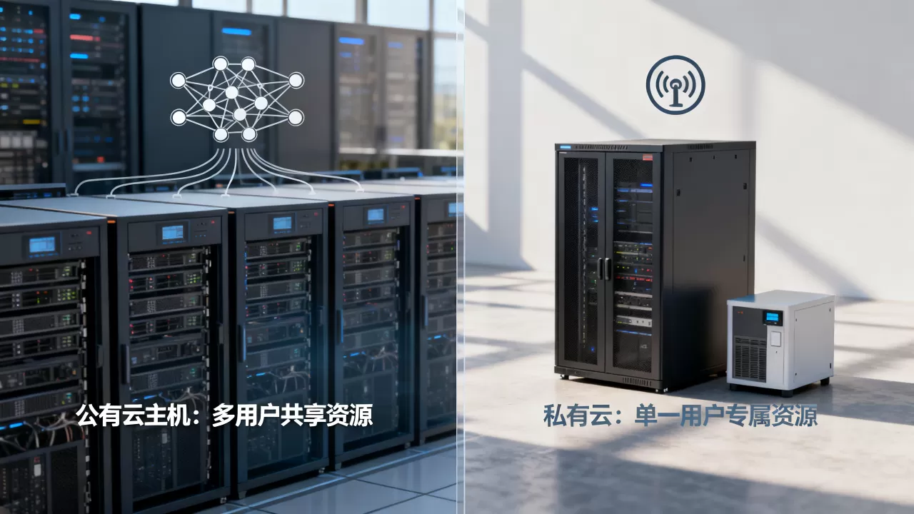 公有云主机是什么意思？公有云主机和私有云的区别