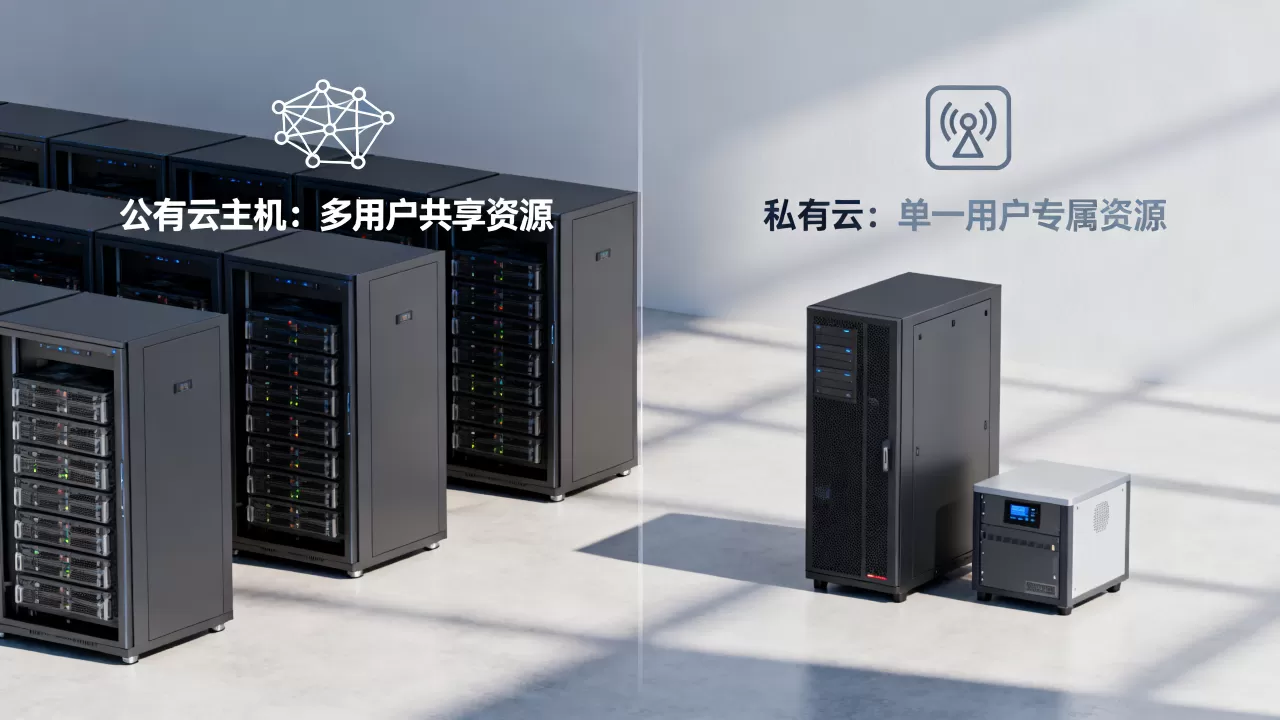 公有云主机是什么意思？公有云主机和私有云的区别