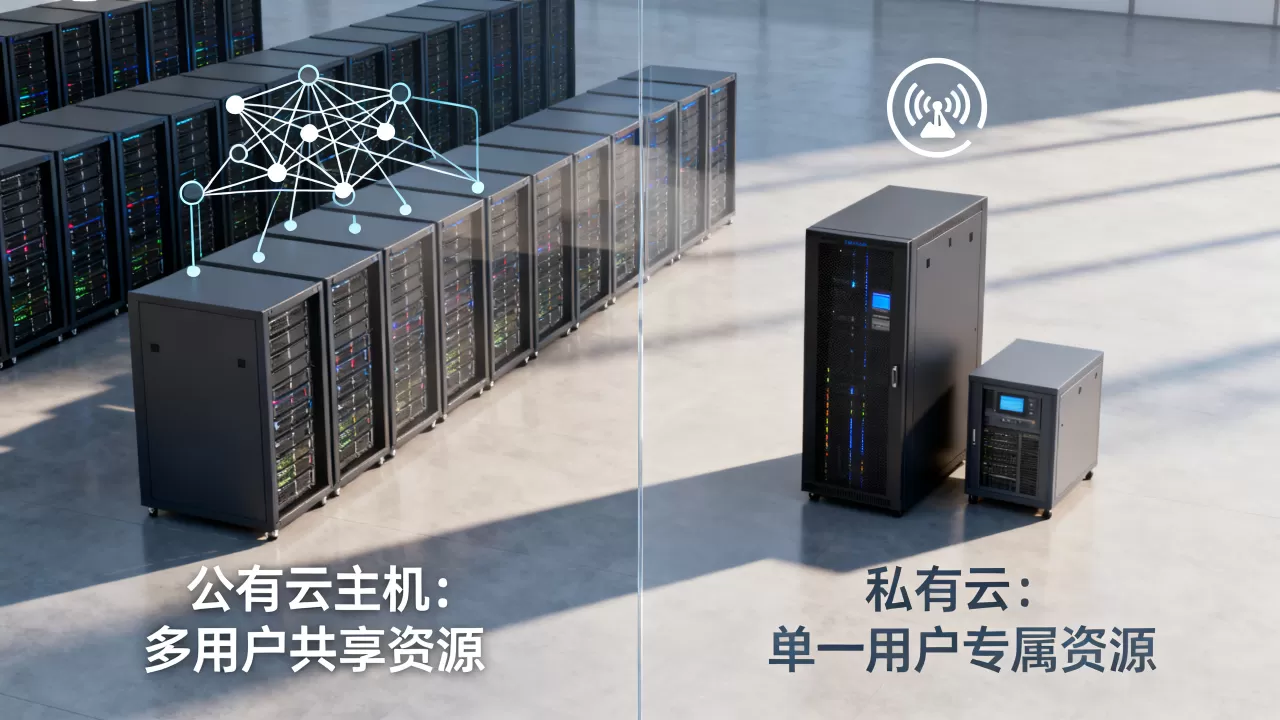 公有云主机是什么意思？公有云主机和私有云的区别
