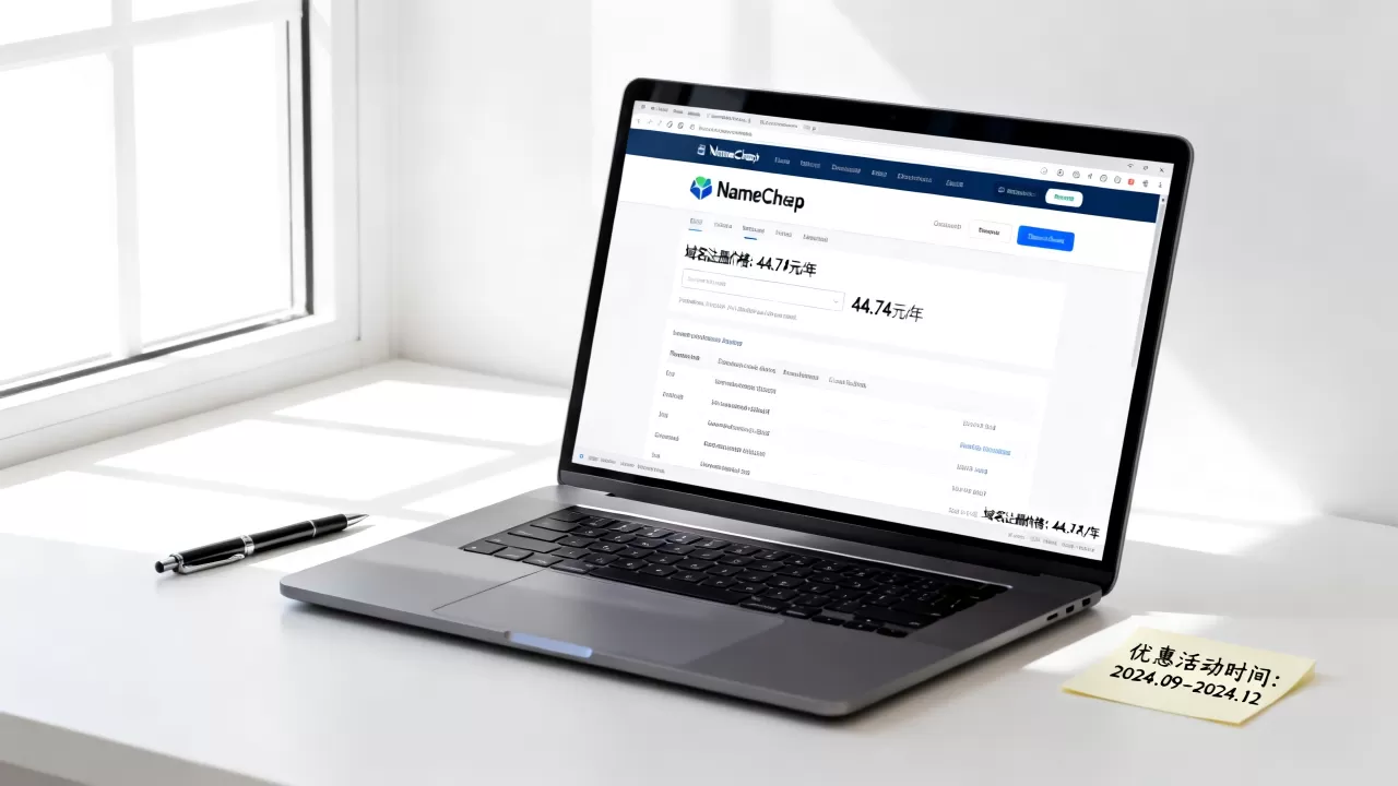 NameCheap域名44.74元/年是真的吗？域名注册商优惠活动
