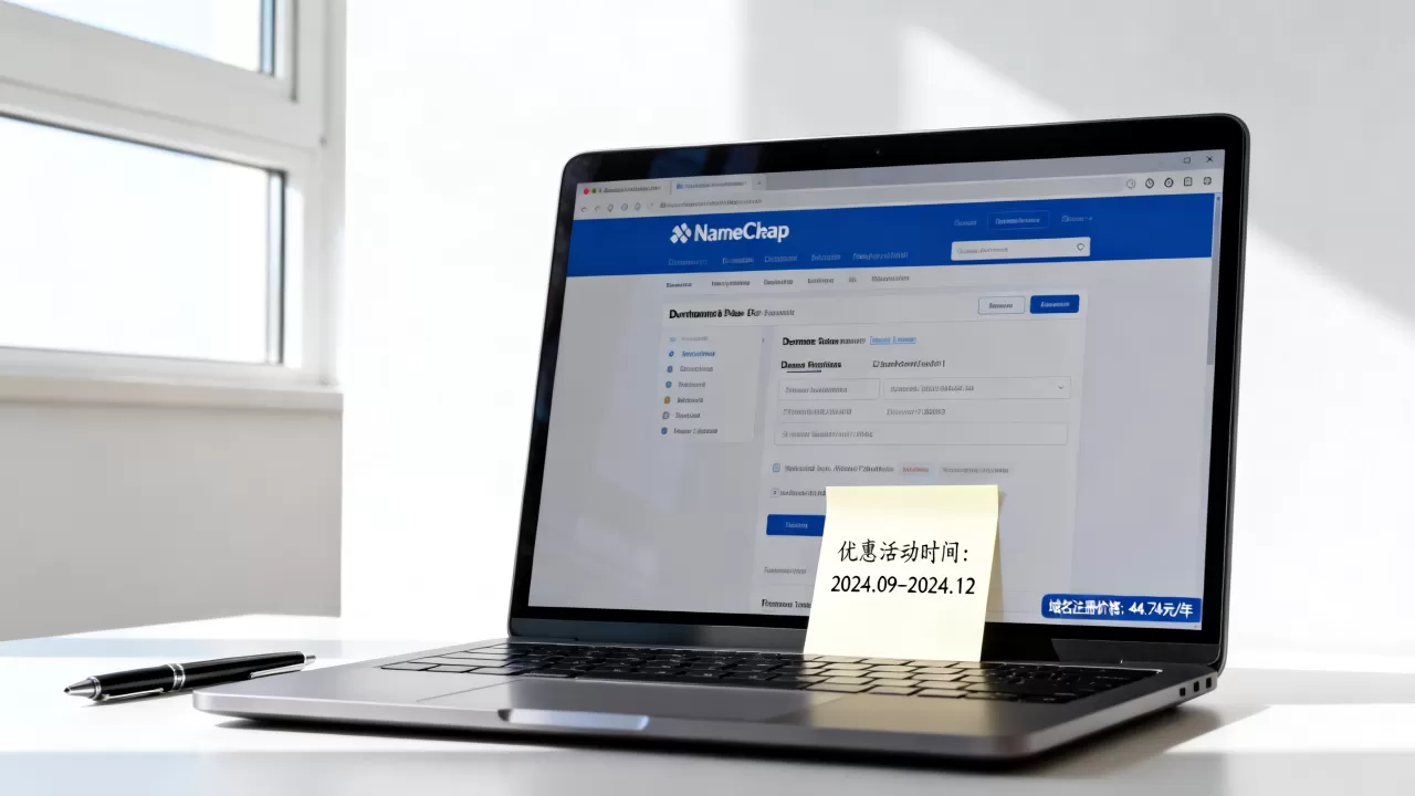NameCheap域名44.74元/年是真的吗？域名注册商优惠活动