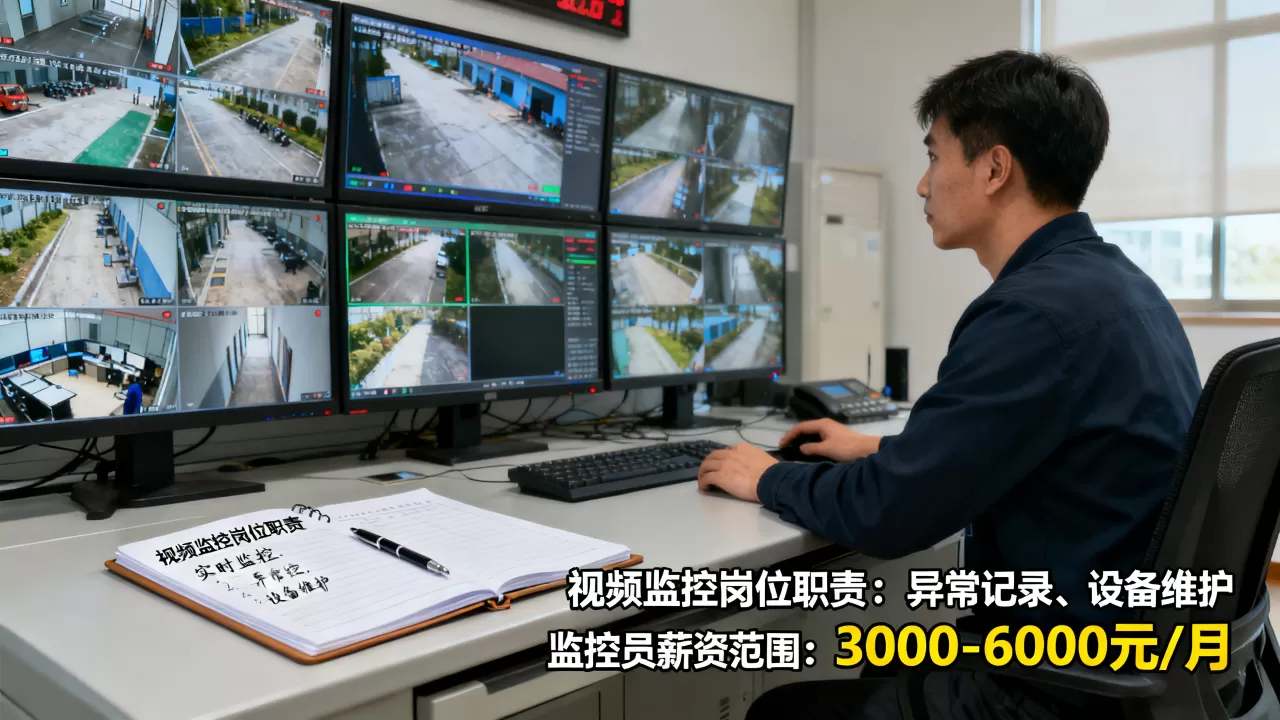 公司视频监控岗位是做什么的？监控员工资一般多少