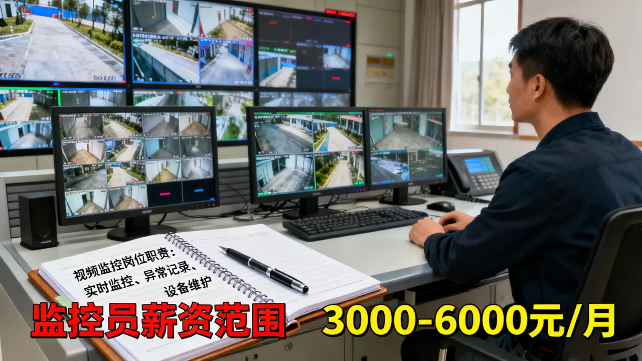 公司视频监控岗位是做什么的？监控员工资一般多少