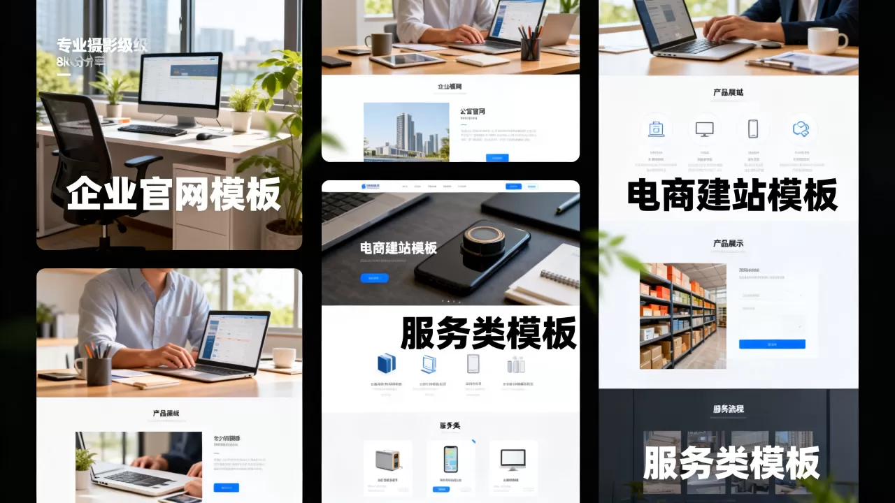 公司网站模板图片怎么选？2026年最新企业建站模板推荐
